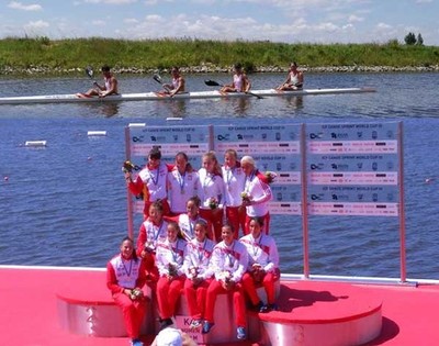 Ana Varela, plata en el k-4 200 metros en la Copa del Mundo