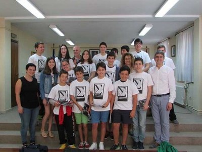 Recepcin no concello da Guarda ao alumnado guards campin do Rally matemtico europeo celebrado en Toulouse