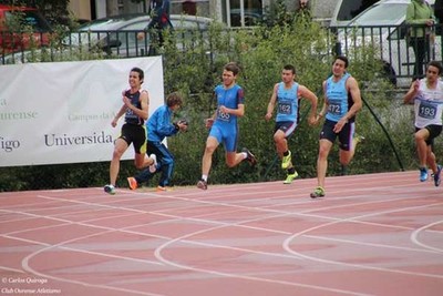 O rosaleiro Javier Costas, medallista en el Campeonato Gallego Junior