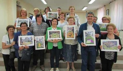 O concello da Guarda recibe s representantes das alfombras florais locais