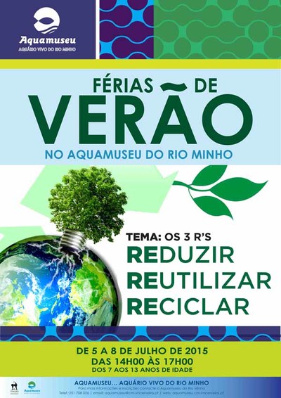 -Os trs Rs- para aprender nas frias de vero do Aquamuseu