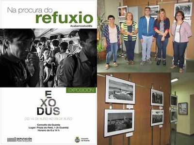 Presentacin da exposicin ?Exodus- na casa do concello da guarda