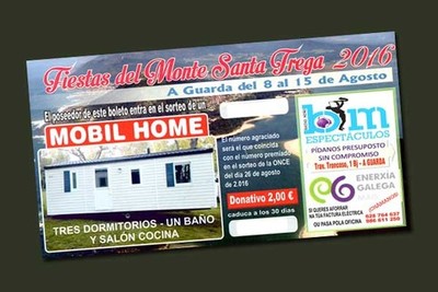 Saen  venda as rifas das Festas do Monte 2016