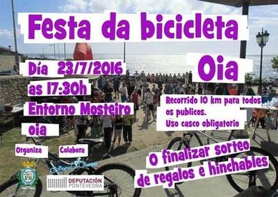 Festa da bicicleta o sbado 23 de xullo en Oia