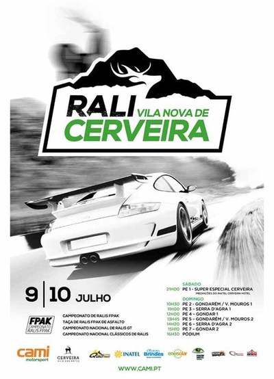 Rali Cerveira: Motores aquecem para -um dos melhores Ralis de Asfalto a nvel nacional-