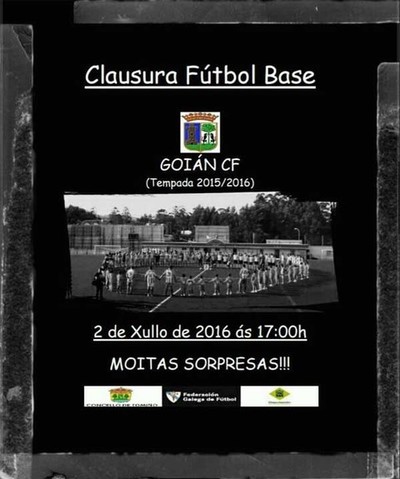 Clausura Futbol Base do Goin CF tempada 2015-16