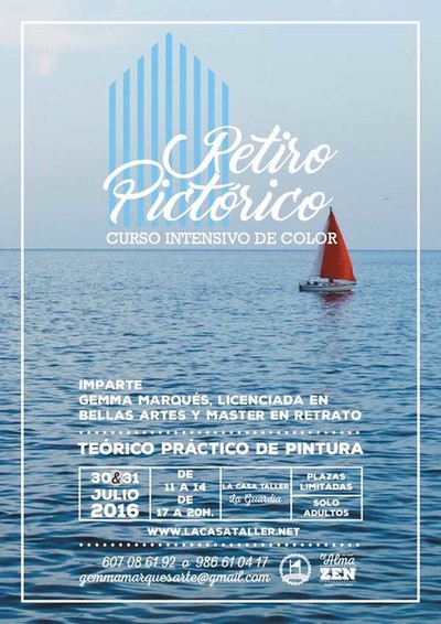 Retiro Pictrico en julio en la Casa Taller de A Guarda