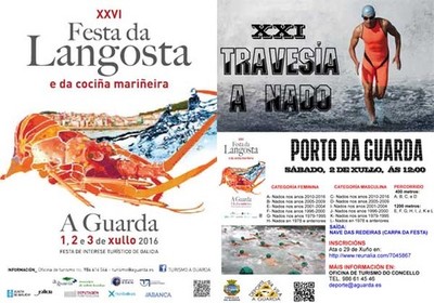 A Festa da Langosta contar coa XXI edicin da Travesa a Nado Porto da Guarda