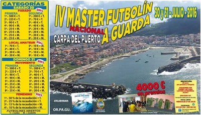 IV Master Futboln Nacional o 30 e 31 de xullo na Guarda