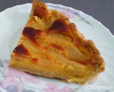 Receta: Tarta de pera