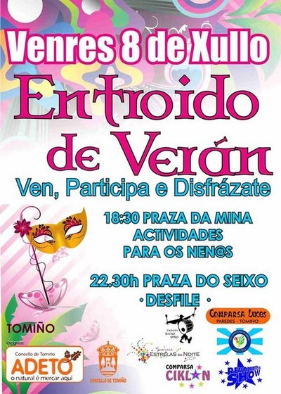 Entroido de vern 2016 o venres 8 de xullo en Tomio