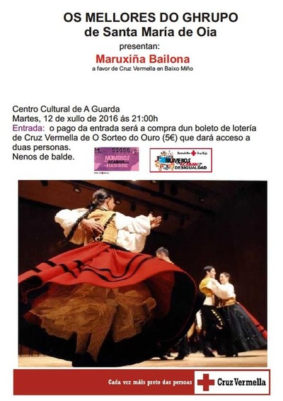 Maruxia bailona; obra de teatro solidaria el 12 de julio en A Guarda