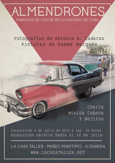 Exposicin -Almendrones- del 9 al 22 de julio en la Casa Taller de A Guarda