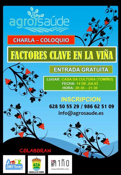 Agrosade organiza en Tomio una Charla Coloquio sobre -Factores clave en la via-