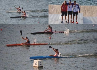 El Kayak Tudense, lder tras la primera jornada en el Campeonato de Espaa de verano