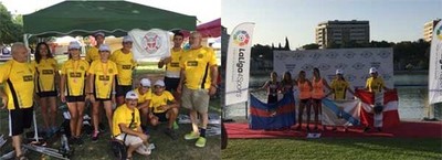 Satisfaccin en el Club de Remo Robaleira de A Guarda por los resultado del fin de semana en Sevilla 