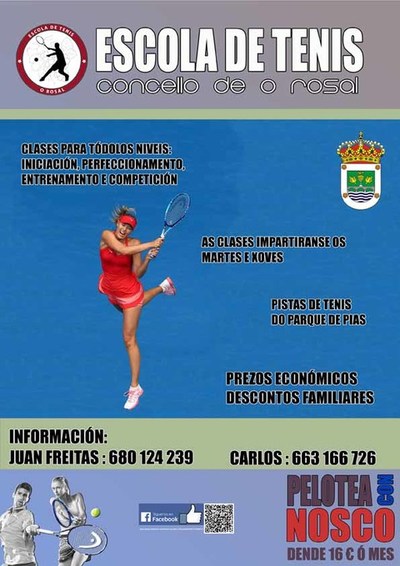 Escola de tenis Concello do Rosal