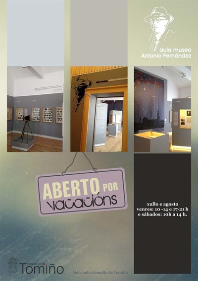 A Aula-Museo Antonio Fernndez pode visitarse durante todos os venres e sbados de xullo e agosto 