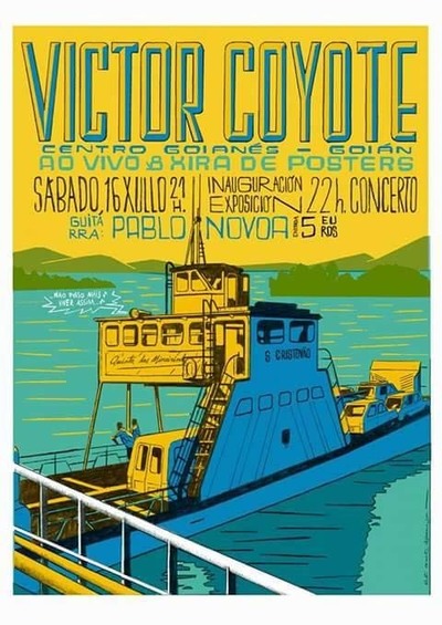 Concerto de Victor Coyote este sbado no Centro Goians