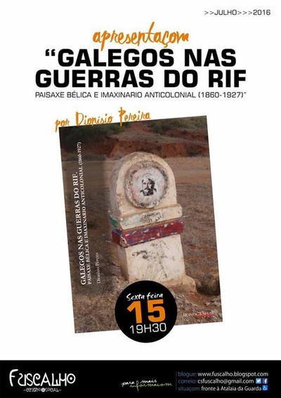 Palestra Galegos nas guerras do Rif hoxe no CS O Fuscalho de A Guarda