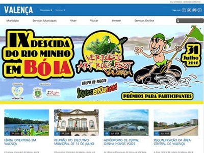 Valena Lana Novo Site Municipal: um espao inovador e atrativo