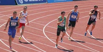 El guards Sergio Rodrguez participa en el Campeonato de Espaa Absoluto de Atletismo