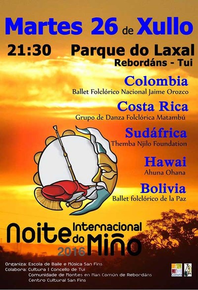 Hawai, Colombia, Costa Rica, Bolivia e frica do Sur protagonizan a XVII Noite Internacional do Mio