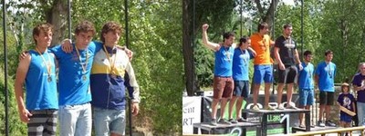 O teixugo Manuel Ochoa campin de Espaa jnior de sllom na modalidade de kaiak