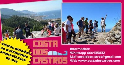 Campaa de visitas guiadas  Costa dos Castros en Oia