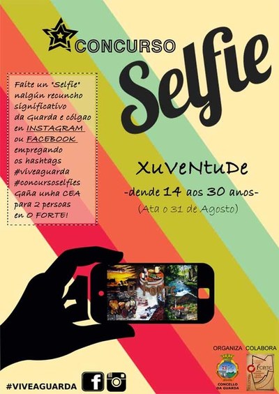 O concello da Guarda crea o concurso selfie #viveaguarda dirixido  xuventude da vila 