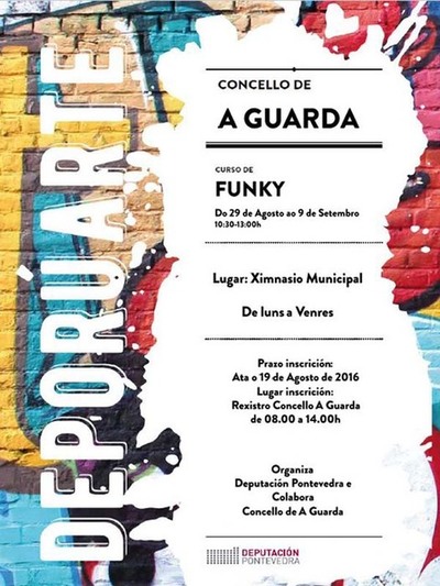  Contina aberto ata o 19 de agosto o prazo para inscribirse no curso de funky da Guarda, dentro do programa Depo RARTE