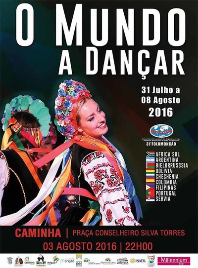 O mundo a danar chega a Caminha o 3 de agosto