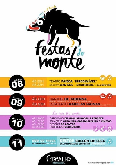 Programacin do Centro Social O Fuscalho de A Guarda do 8  11 de agosto