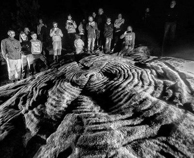 Noite de estrelas, lendas, lobos e bgoas de San Lourenzo en Tomio