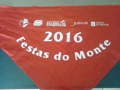 La Asociacin de Empresarios de A Guarda ACIGU Centro Comercial Aberto entrega sus paoletas de las Fiestas del Monte Santa Tegra 2016
