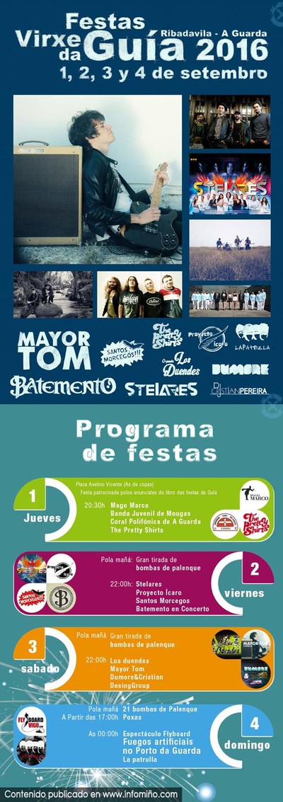 Festas Virxe da Gua na Guarda do 1  4 de Setembro