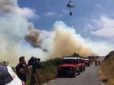 Incndio na Unio de Freguesias de Reboreda e Nogueira em Vila Nova de Cerveira dado como extinto