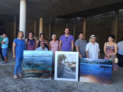 Un artista madrileo gaa o cuarto Certame de pintura ao aire libre Antonio Fernndez