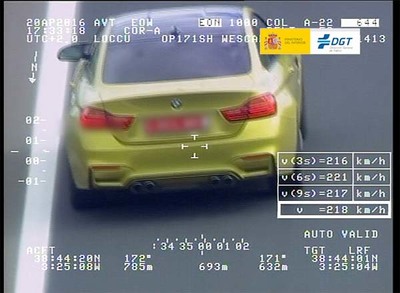 La velocidad es la causa de 300 muertes al ao por accidentes de trfico