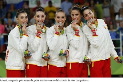 Artemi Gavezou Castro, deportista de orixe guards, medallista nas olimpadas de Ro 2016