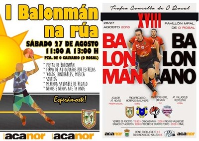 O Rosal se volcar con el balonmano este fin de semana