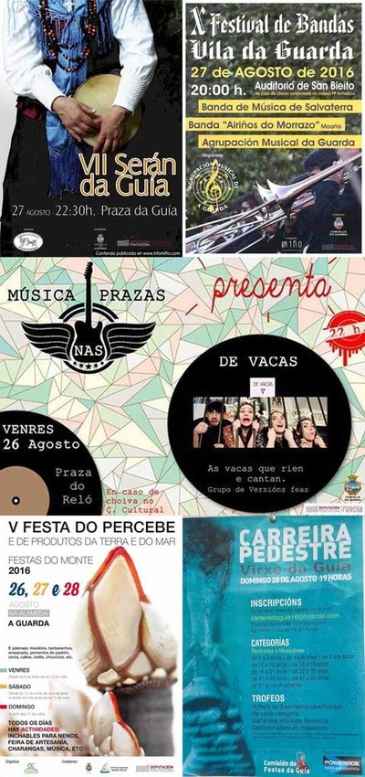  Festa, manxares, deporte e moita msica amenizarn a ltima fin de semana de agosto na Guarda