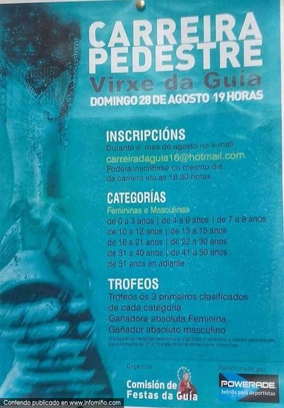 Este domingo realzanse as Carreiras Pedestres da Virxe da Gua na Guarda