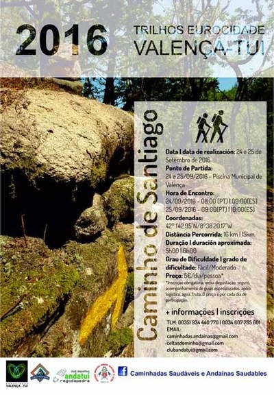 Inscripcins abertas para a Andaina Eurocidade 2016 - Camio de Santiago