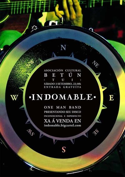 Concerto de Indomable este sbado en Tui