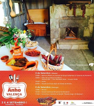 Festival Gastronmico Sabores do Anho em Valena do Minho de 3 a 4 de setembro