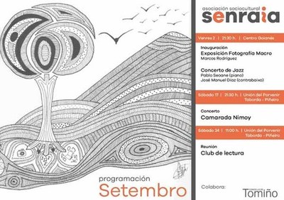 A Asociacin SenRaia organiza en Tomio varias actividades durante o mes de setembro