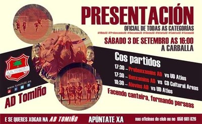 A AD Tomio presntase ante a sa afeccin este sbado
