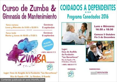 La Fundacin Las Samaritanas organiza nuevos cursos en A Guarda