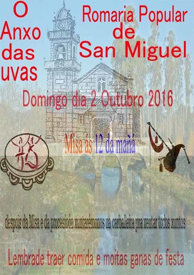 Romera Popular de San Miguel o domingo 2 de Outubro no Rosal